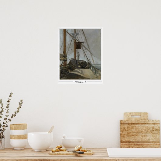 Édouard Manet Zedign Art Poster #13 (Keuken)