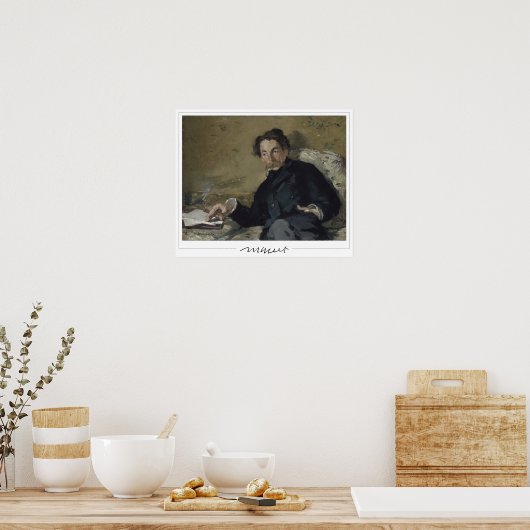 Édouard Manet Zedign Poster d'art #112 (Cuisine)