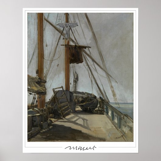 Édouard Manet Zedign Poster d'art #13 (Devant)