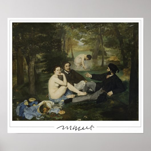 Édouard Manet Zedign Poster d'art #213 (Devant)
