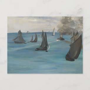 Edouard Manet - Zee Uitzicht, kalkwater Briefkaart