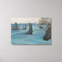 Edouard Manet - Zee Uitzicht, kalkwater