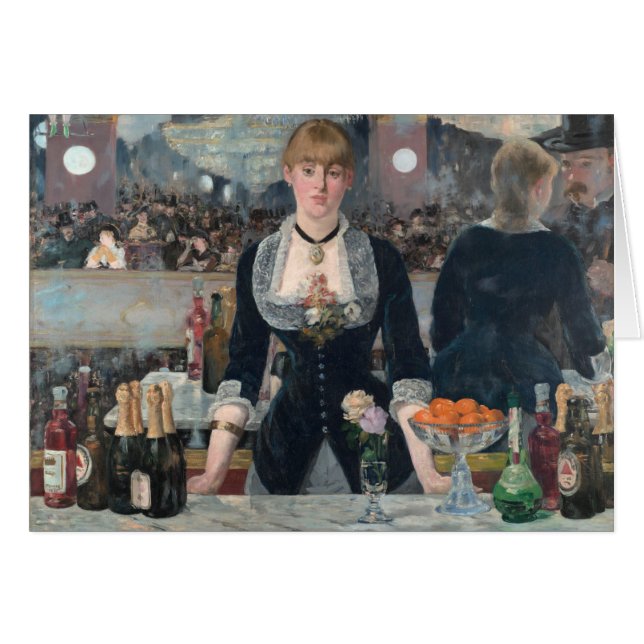 Edouard Manet's A Bar op de Folies-Bergère (Voorkant Horizontaal)