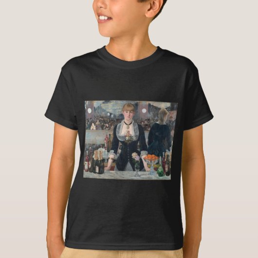 Edouard Manet's A Bar op de Folies-Bergère T-shirt (Voorkant)