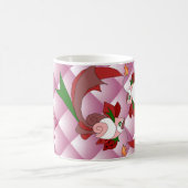 Édredon de rose de tasse d'amour de fraise (Centre)
