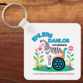 EDS Awareness Zebra Sleutelhanger (Voorkant)