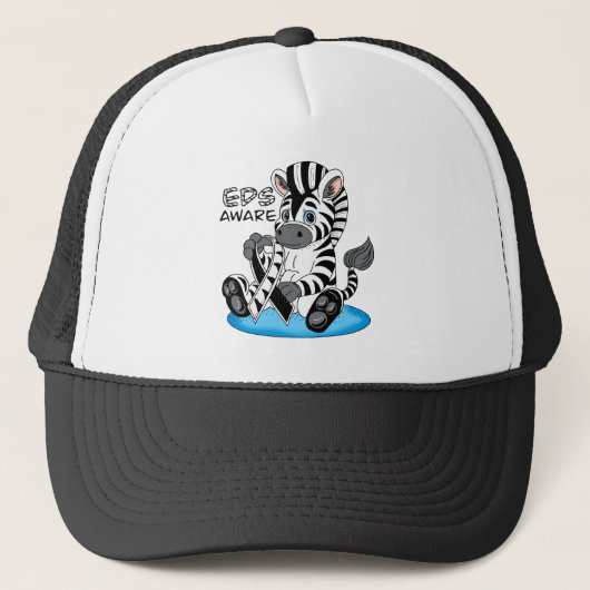 EDS-bewustmakingslint en Zebra Trucker Pet (Voorkant)