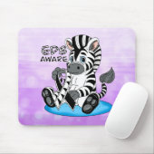 EDS-bewustzijn Zebra-lint Muismat (Met muis)