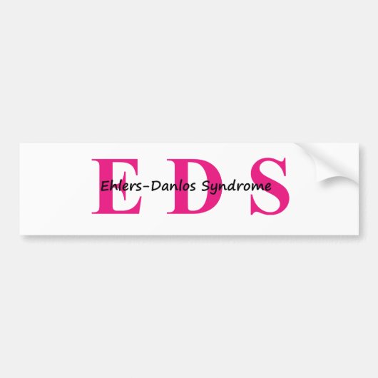 EDS-Bumperstickers Bumpersticker (Voorkant)