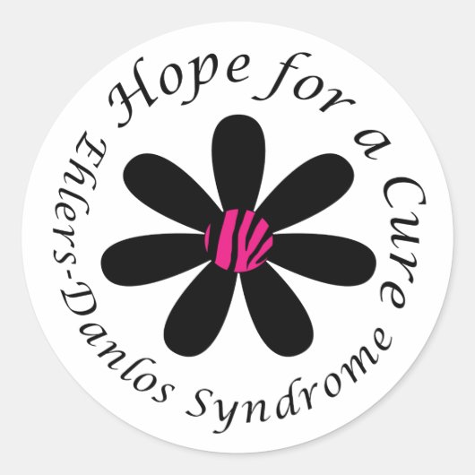 EDS Hoop op een Cure Round Sticker (Voorkant)