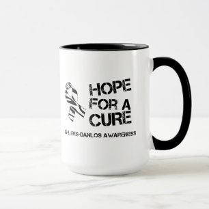 EDS Hope for a Cure Zebra Stripe Ribbon Mok
