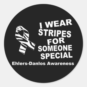 EDS I Wear Stripes for Quelqu'un Autocollant spéci