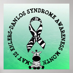 EDS May is het Ehlers-Danlos syndroom Bewustmaking Poster