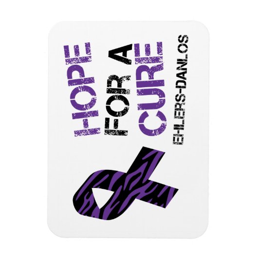 EDS Paarse Zebra Lint Flexibele Magneet (Verticaal)