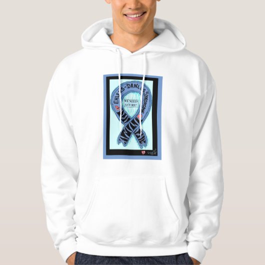 EDS-Ribbon-Cure Hoodie (Voorkant)