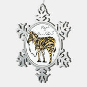 EDS Snowflake Zebra Ornament (Rechts)