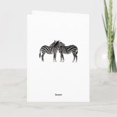 EDS Support Friendship Encouragement Carte à ruban (Dos)