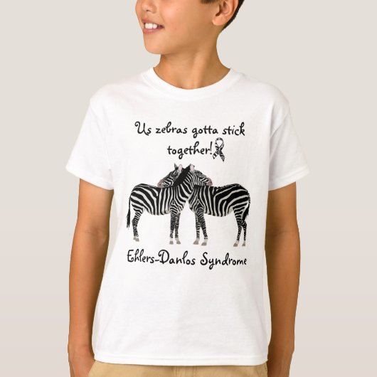 EDS-syndroom Ehlers-Danlos Support Awareness Shirt (Voorkant)