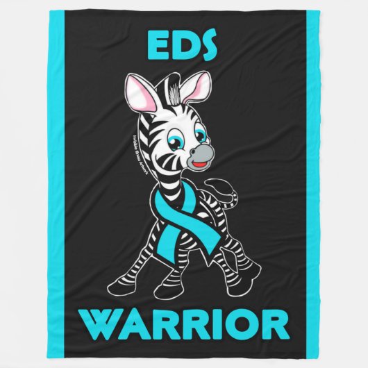 EDS Warrior/Zebra Fleece Deken (Voorkant)