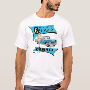 Edselskleding in blauw t-shirt