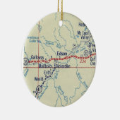 Edson Alberta Map Keramisch Ornament (Rechts)