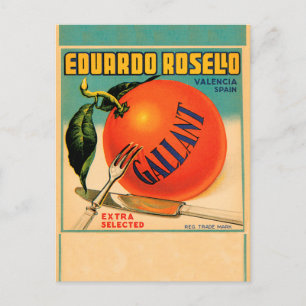 Eduardo Rosello Gallant, Eduardo Rosello Crate Lab Briefkaart