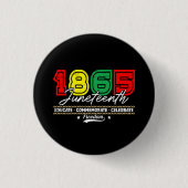 Educate Herdenking 1865 Juneteenth Ronde Button 3,2 Cm (Voorkant)