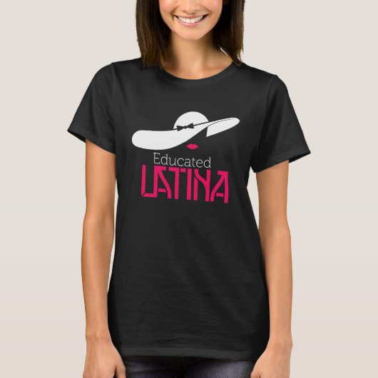 Educated Latina Graduation T-shirt (Voorkant)
