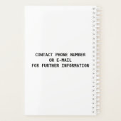 ÉDUCATEUR PROFESSIONNEL DES INFIRMIÈRES.  Agenda (Dos)