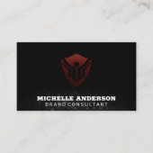 Educatie Logo | Geometrische Achtergrond Visitekaartje (Voorkant)