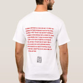 Educatief Beest van het Shirt Gévaudan (Achterkant)
