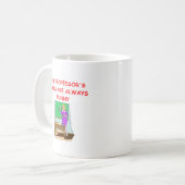 educatieve grap koffiemok (Voorkant links)