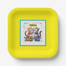 Educatieve Kleurrijke Grappige Kattenfeest