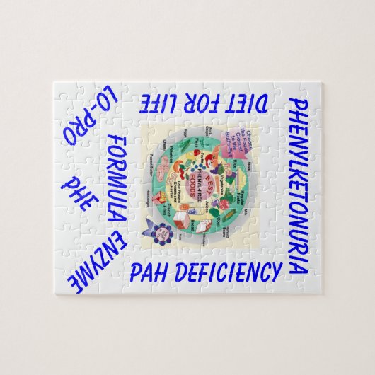 educatieve pku - bewustmakingspuzzel legpuzzel (Horizontaal)