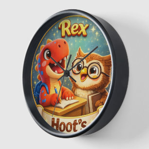 Educatieve wandklok voor de kinderkamer