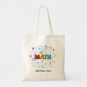 Educatieve Wiskunde Thema Ontwerp voor studenten Tote Bag
