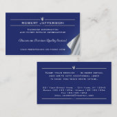 Éducation de consultation de finances de 21 cartes (Devant / Derrière)