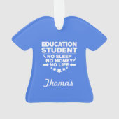 Éducation Étudiant Pas de vie ou d'argent (dos)