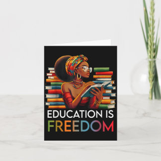 Education Is Dom Black Teacher Books Black History Kaart