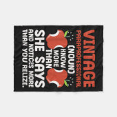 Education Pride Paraprofessional Definition Fleece Deken (Voorkant (Horizontaal))