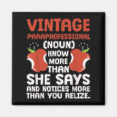 Education Pride Paraprofessional Definition Magneet (Voorkant)