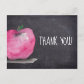 Educator Business Tutor Docent Apple Custom Briefkaart (Voorkant)