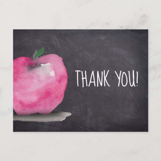 Educator Business Tutor Docent Apple Custom Briefkaart (Voorkant)