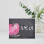 Educator Business Tutor Docent Apple Custom Briefkaart (Staand voorkant)