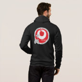 Educator Front Zip Sweatshirt (zwart) (Achterkant volledig)