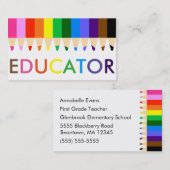 Educator Rainbow Visitekaartje (Voorkant / Achterkant)