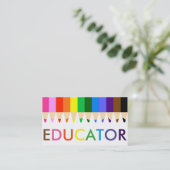 Educator Rainbow Visitekaartje (Staand voorkant)