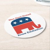 Edukashun - Ronde Onderzetters (Gebogen)