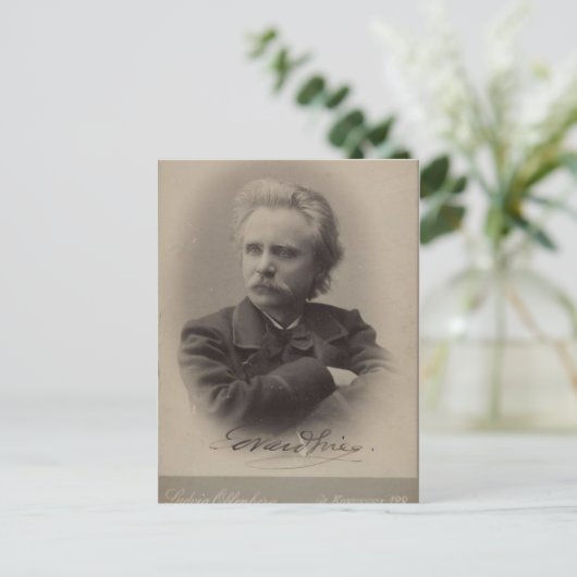 Edvard Grieg Briefkaart (Staand voorkant)