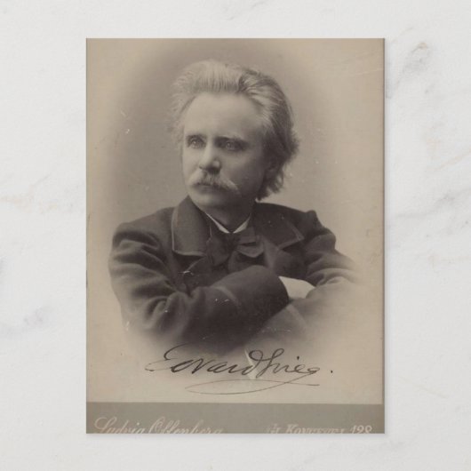 Edvard Grieg Briefkaart (Voorkant)